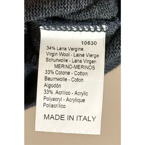 Vintage Montechiaro Italy V-Neck Wool Blend Men's Sweater - Picture 5 of 9